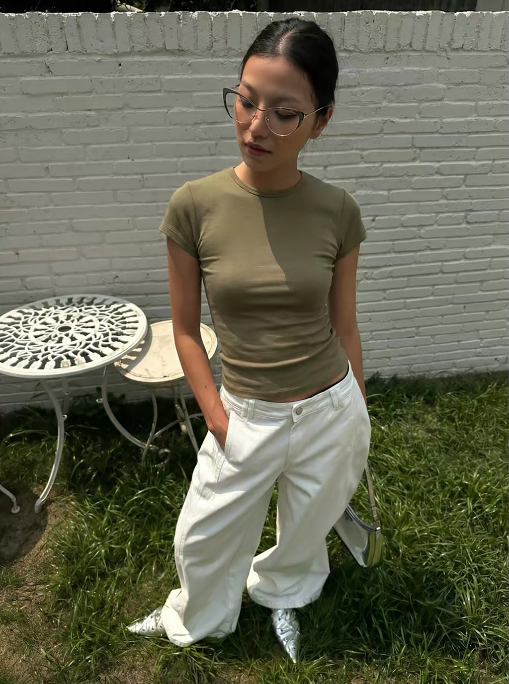 IAN CREW NECK SHORT SLEEVE T SHIRT - MINT GREEN / YELLOW / BURGUNDY / OLIVE