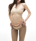 【IAMXIAA】 ELEGANT LACE CAMISOLE HALTER TOP