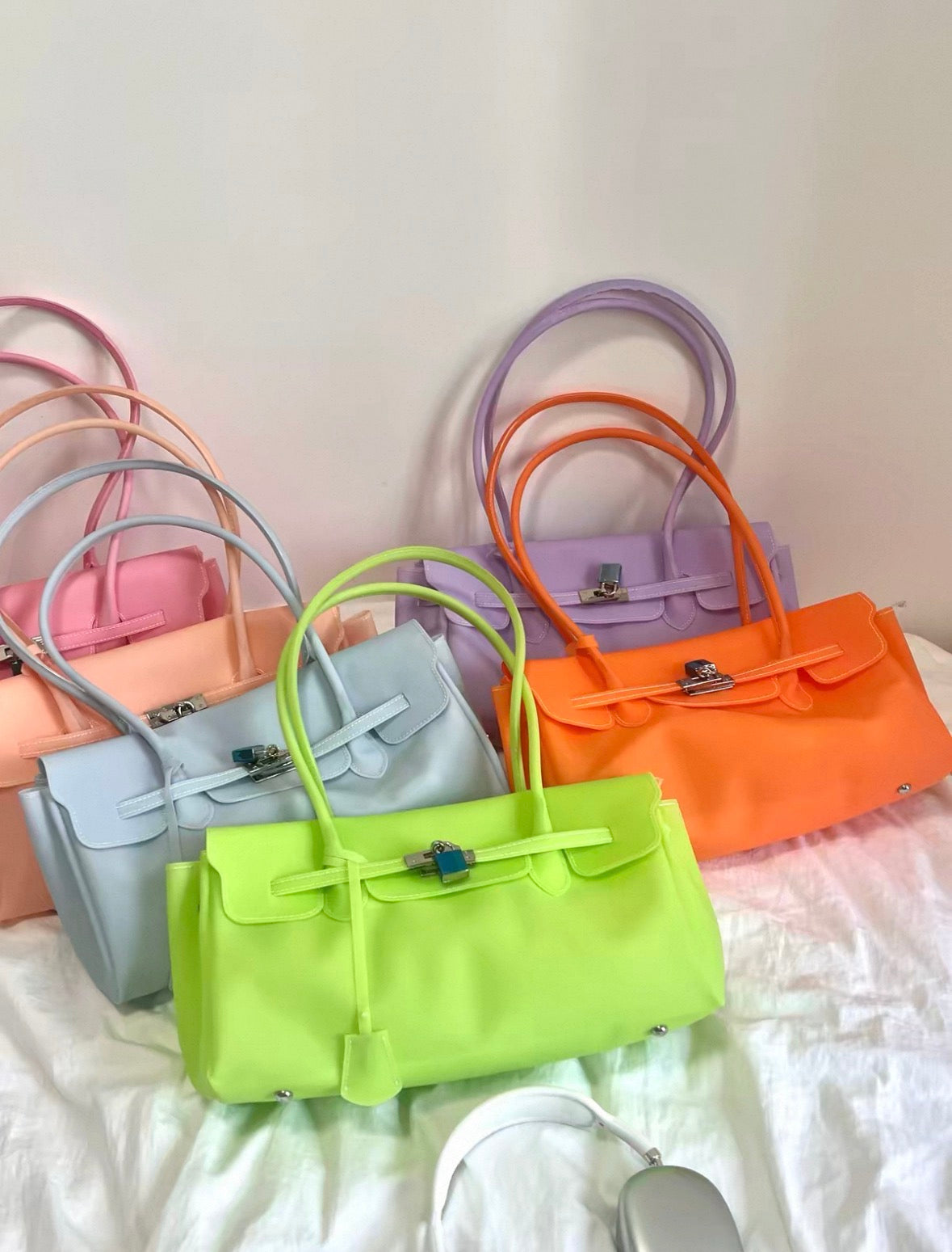 JELLY FIRKIN SHOULDER BAG - 8 COLORS