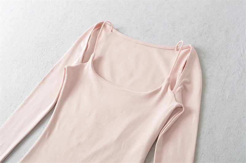 NEED ME OFF SHOULDER TOP - POWDER PINK