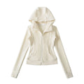 SOFT GIRL ERA TRACK PANT SET - BEIGE