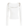 NEED ME OFF SHOULDER TOP - WHITE
