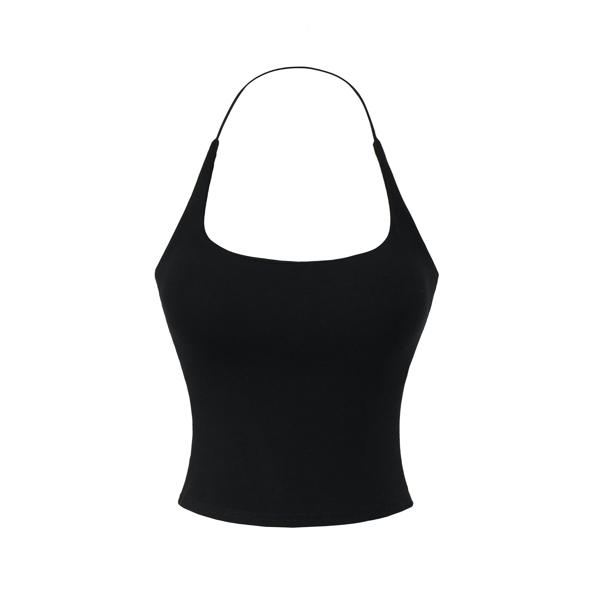 LILY BACKLESS TOP - BLACK