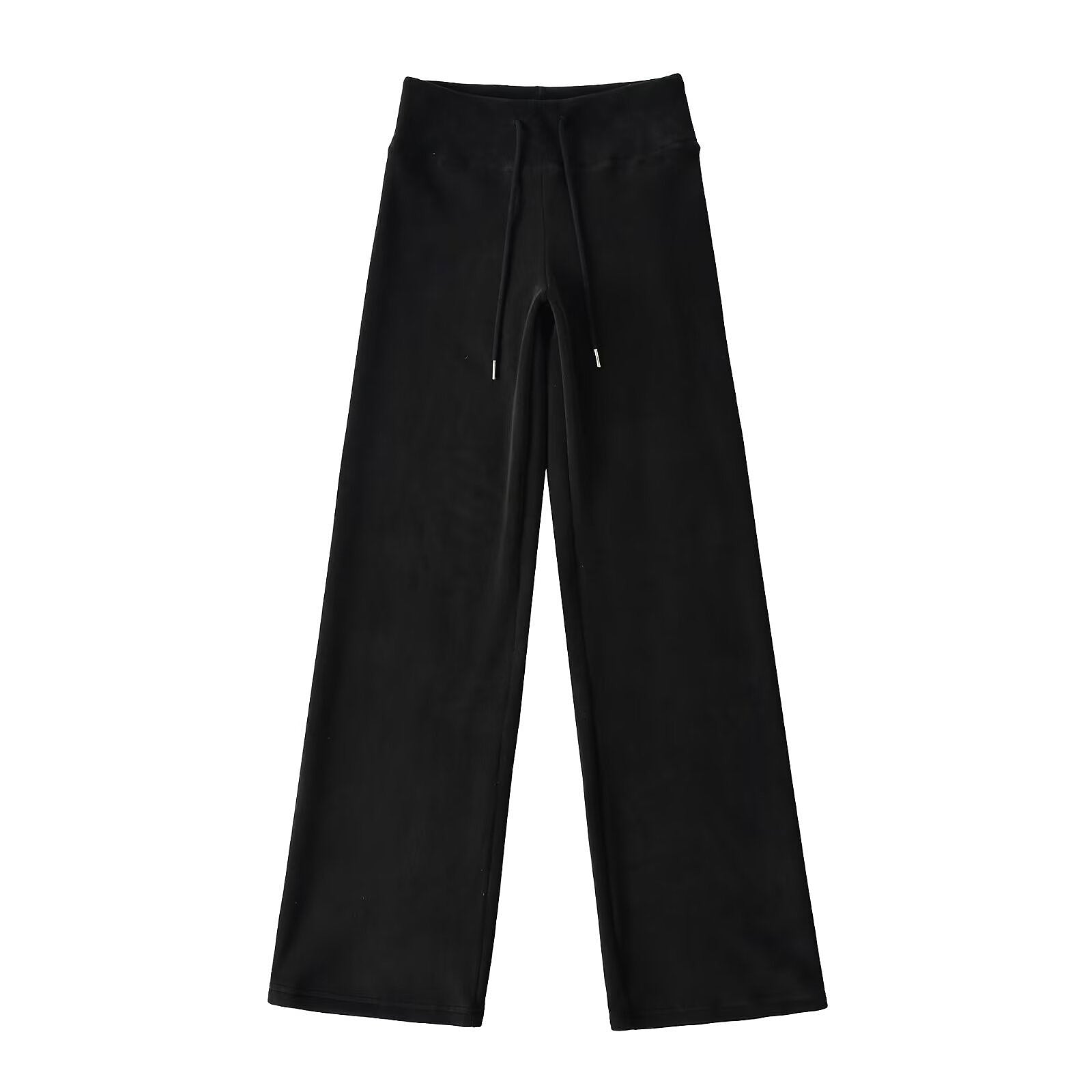 SOFT GIRL ERA FLEECE TRACKPANT - BLACK