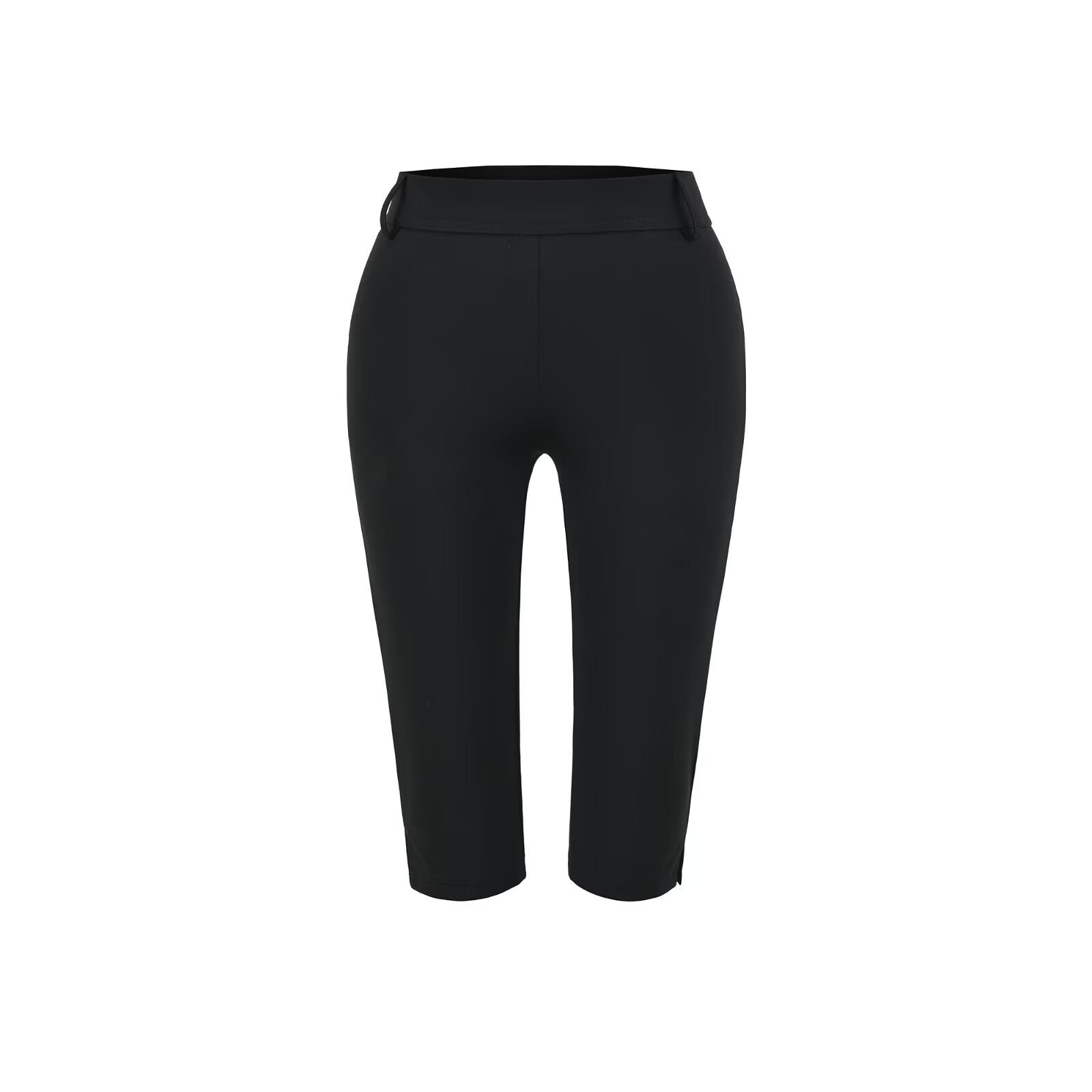 KIKI CAPRI PANT - WHITE / BLACK