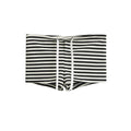 BETTY STRIPED SHORT - BLACK