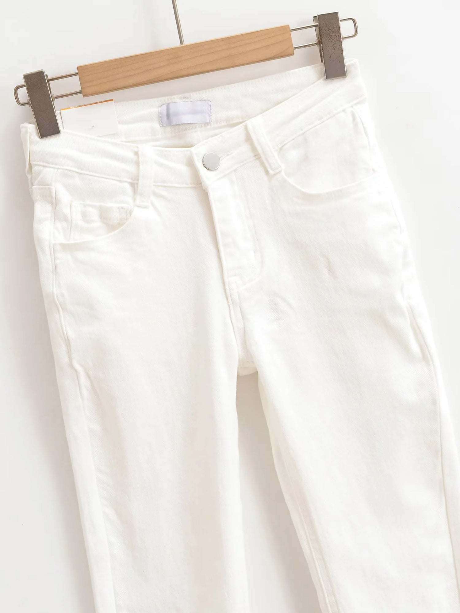 BLAIR LOW RISE FLARE JEANS - WHITE