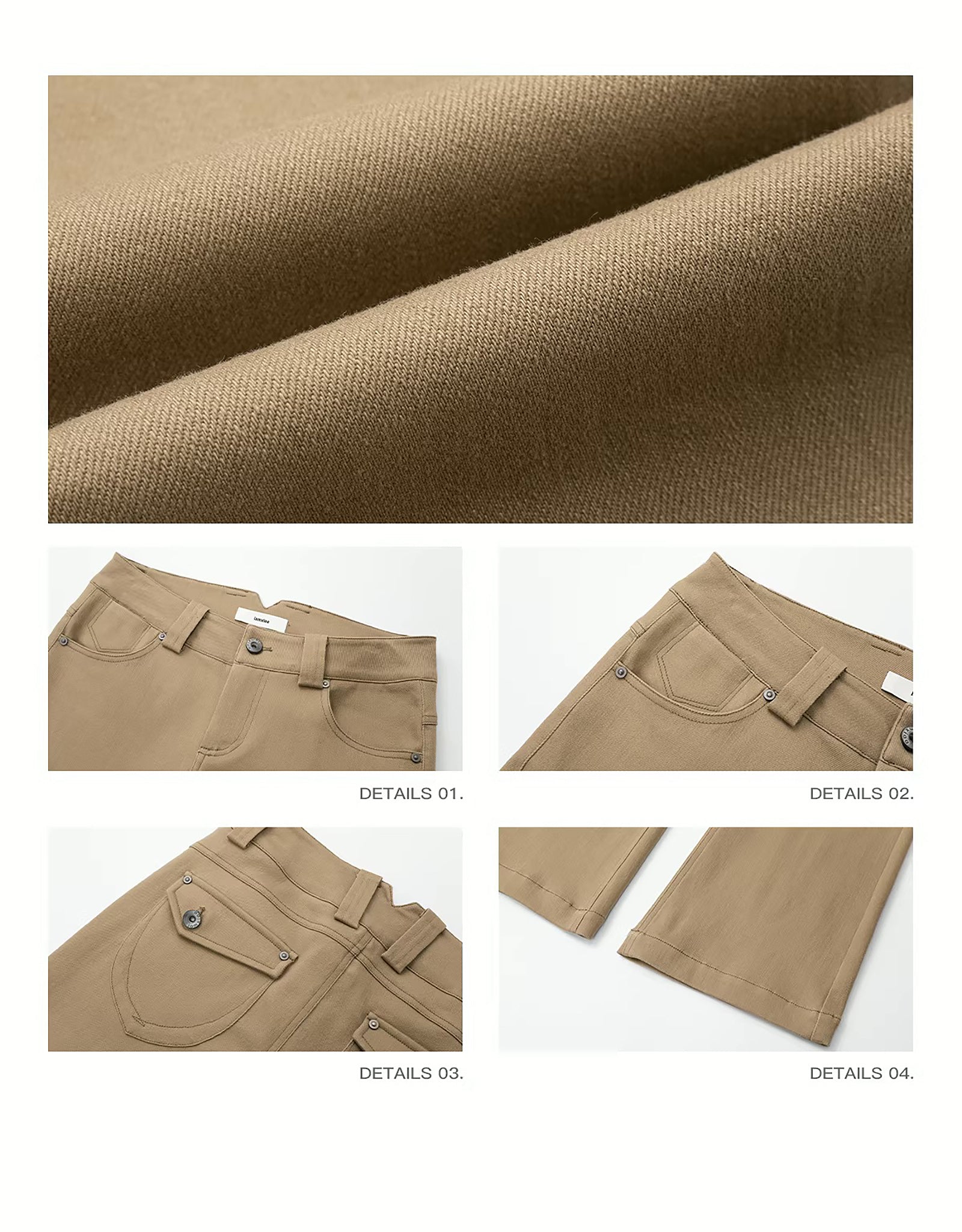 【IAMXIAA】 90S VINTAGE LOW RISE MICRO FLARE CARGO PANT