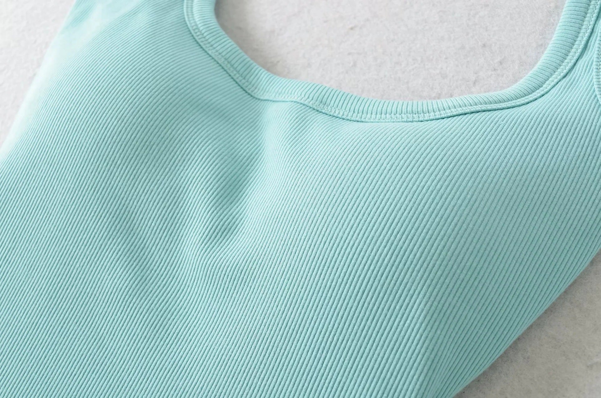 KAIA HALTER TANK TOP - BLUE ATOLL