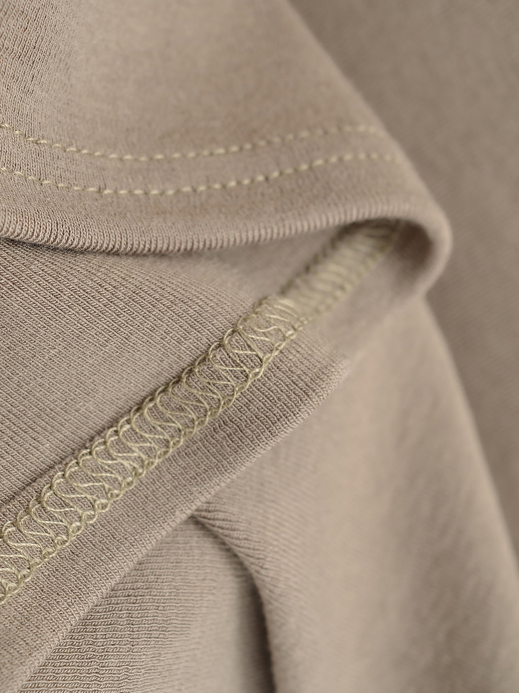 TAYLER CREW NECK TOP - MOCHA BROWN