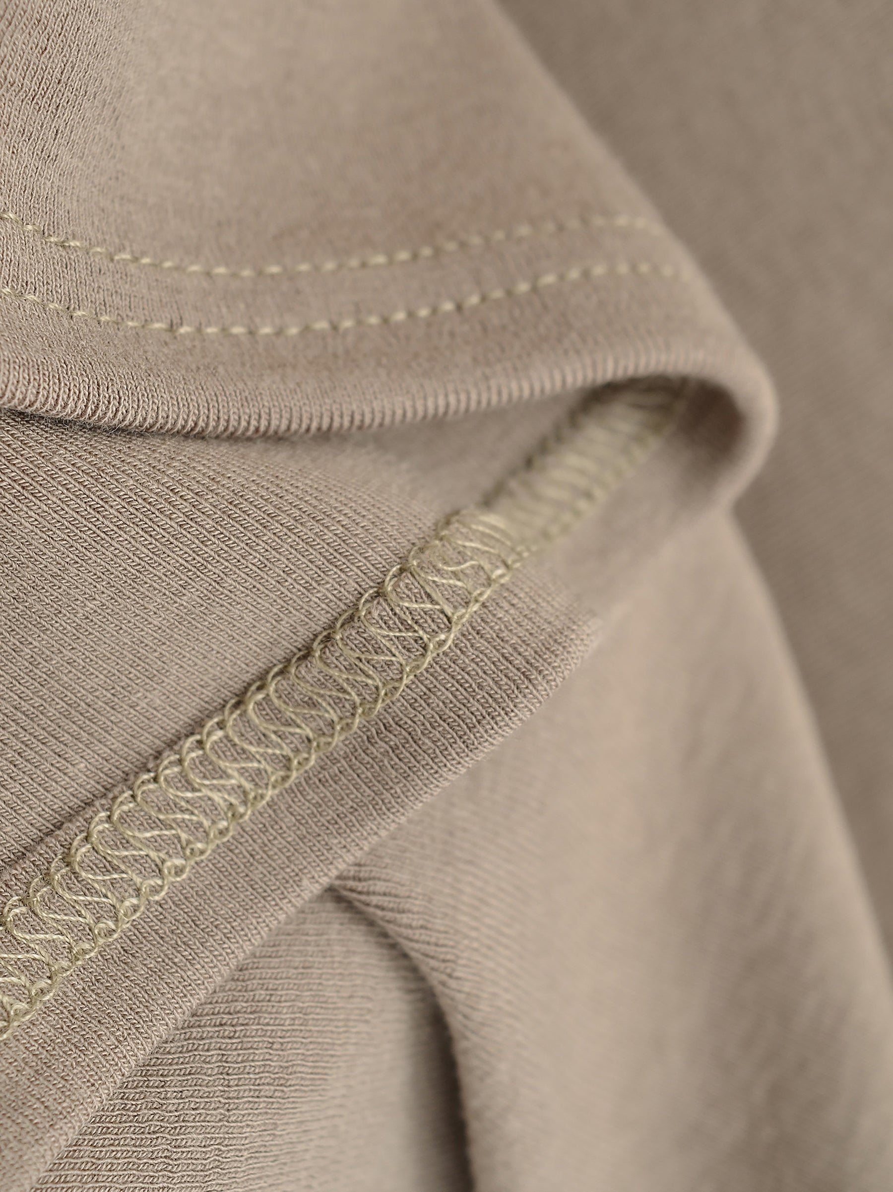 TAYLER CREW NECK TOP - MOCHA BROWN