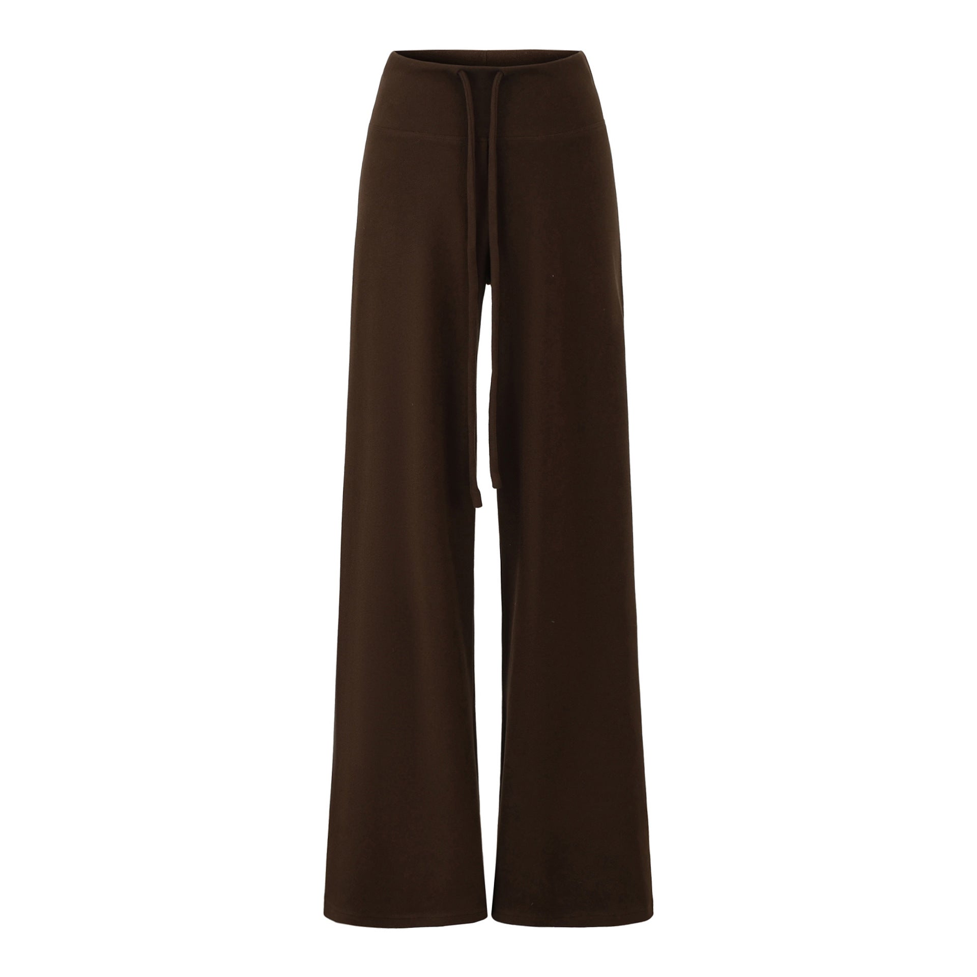 SUNDAY BRUNCH WIDE LEG PANT - CREAM / BEIGE / DARK BROWN