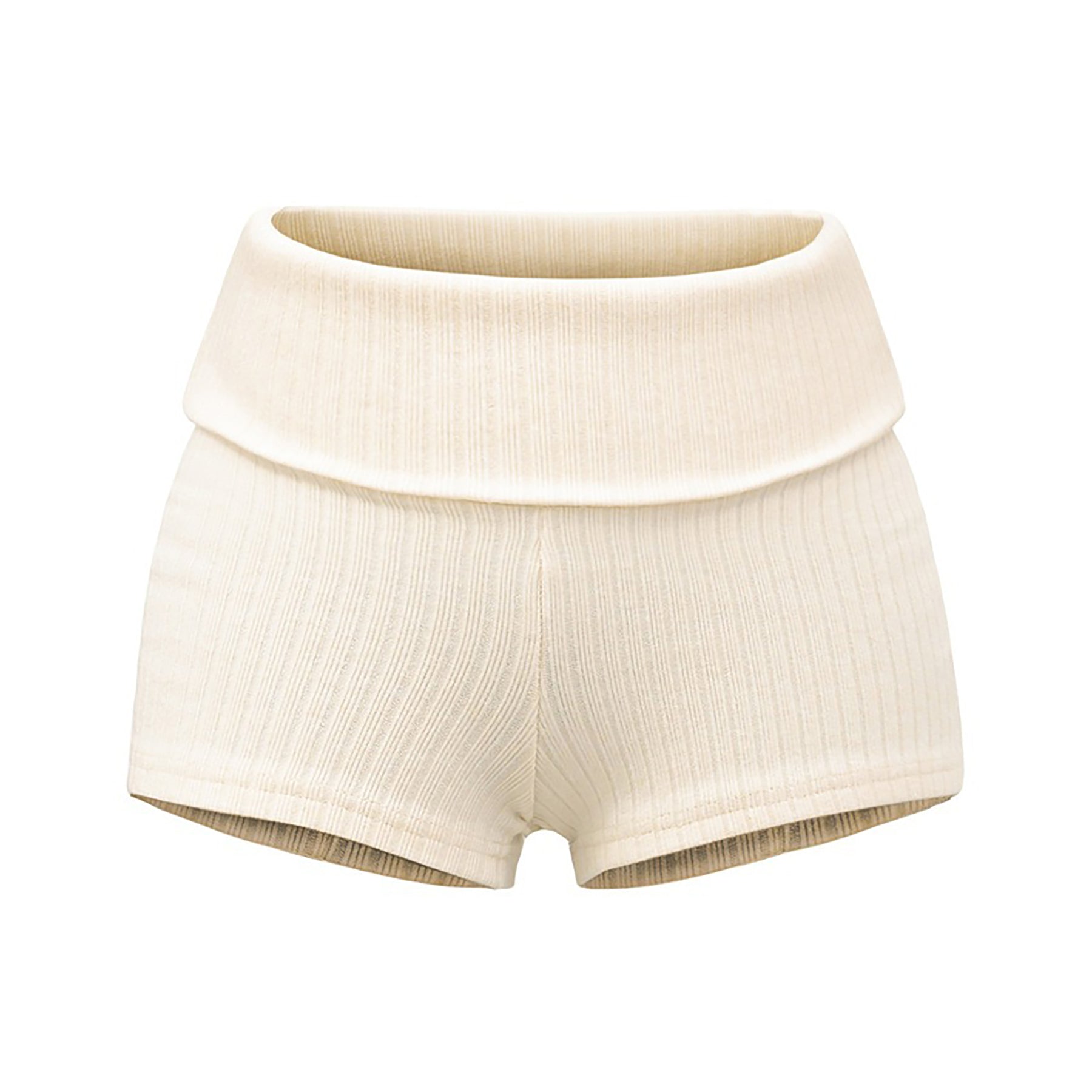 COZY MOMENTS KNIT SHORT - BEIGE