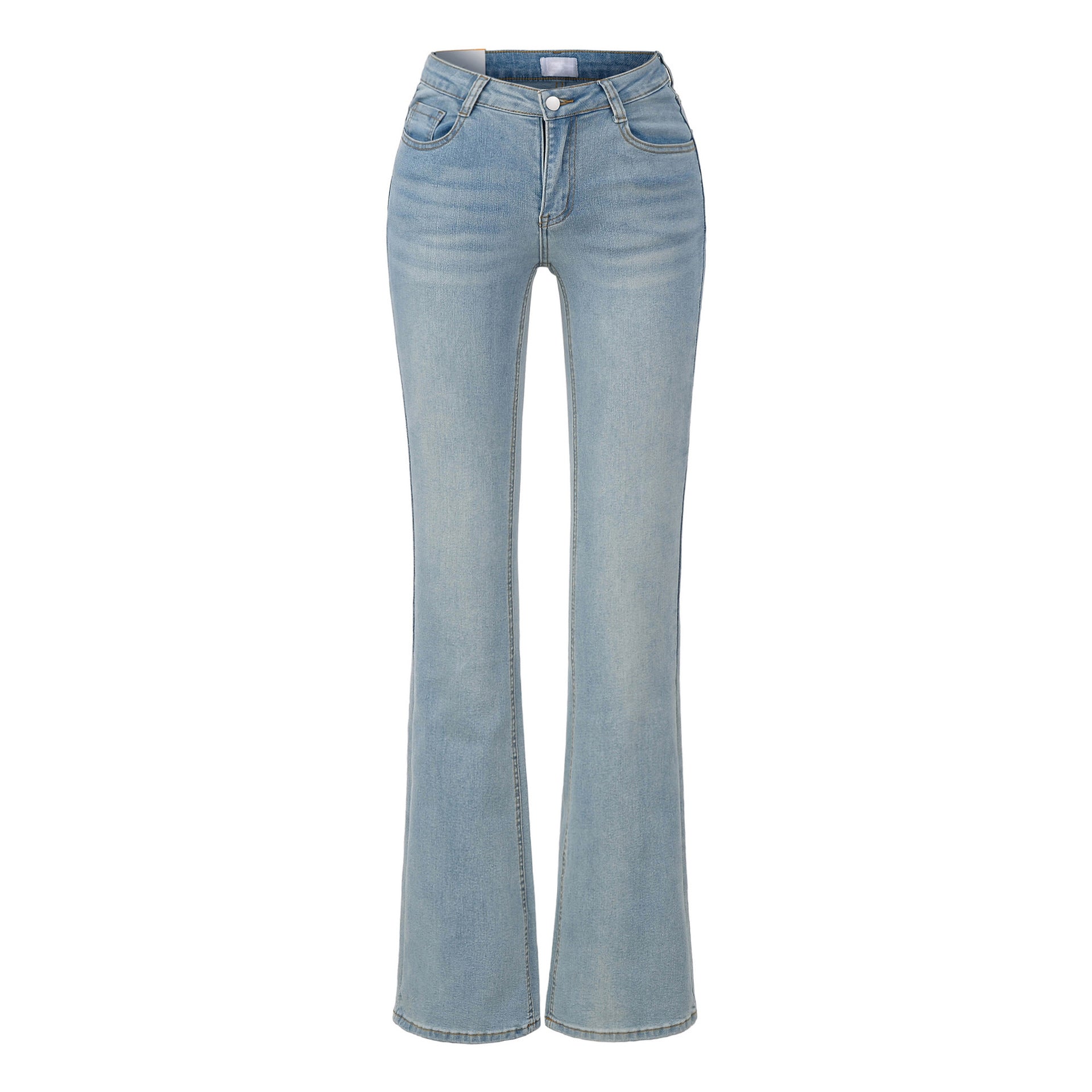 BLAIR LOW RISE FLARE JEANS - LIGHT BLUE