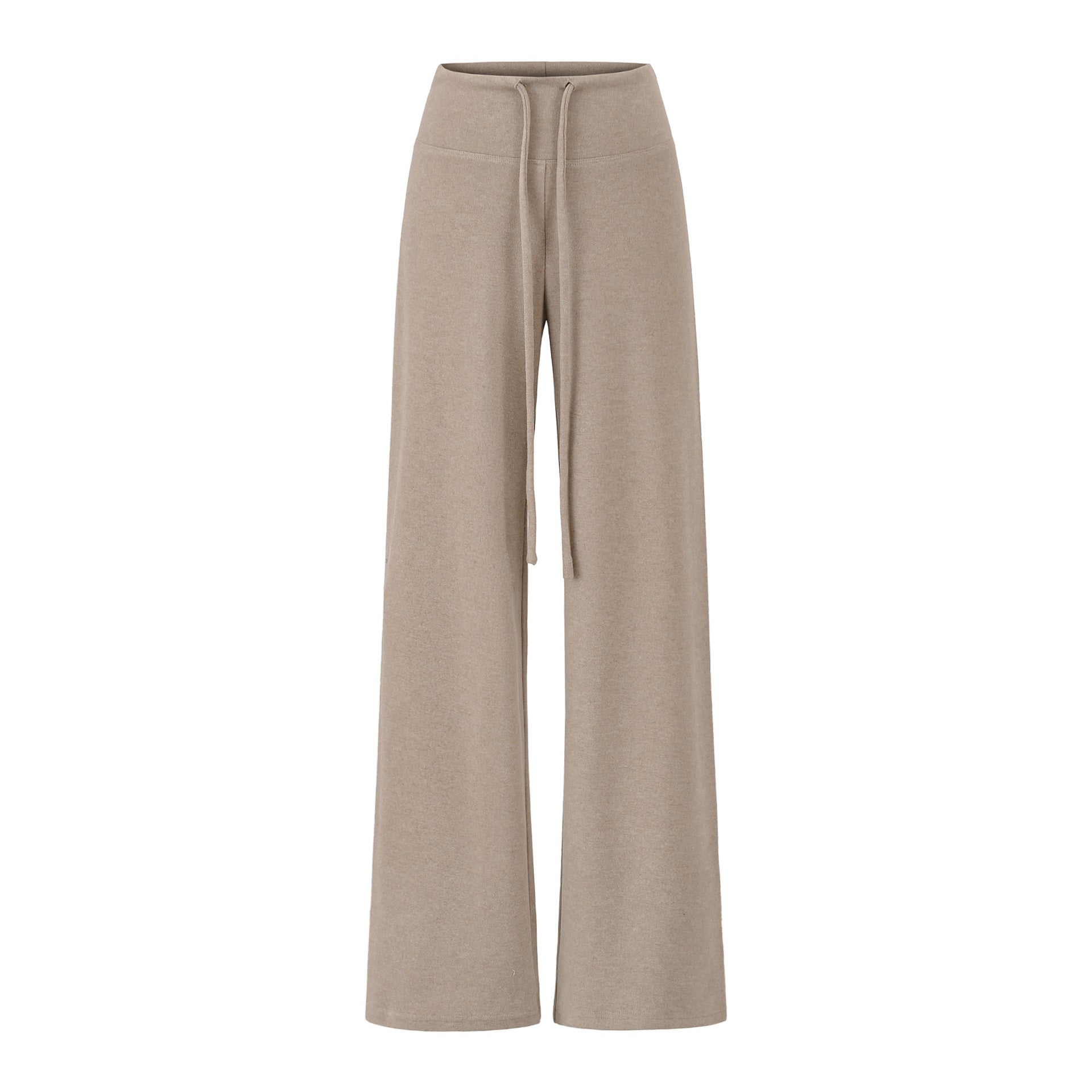 SUNDAY BRUNCH WIDE LEG PANT - CREAM / BEIGE / DARK BROWN