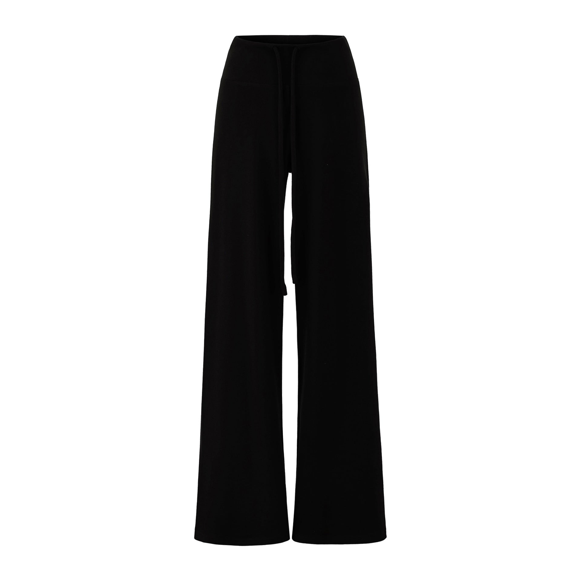 SUNDAY BRUNCH WIDE LEG PANT - BLACK