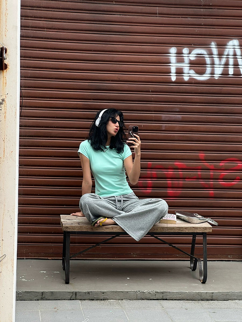 IAN CREW NECK SHORT SLEEVE T SHIRT - MINT GREEN / YELLOW / BURGUNDY / OLIVE